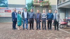 广西医科大学后勤基建处麦庆艺处长一行到鸭脖考察