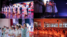 高等职业技术学院、附设中医学校举办2021年“5.12”护士文化节授帽仪式