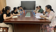 广西艺术学院财务资产处、审计处负责人一行到鸭脖交流