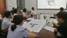 推进升级改造步伐 学校领导到明秀校区现场办公