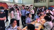 一附院赴南宁市公安局长虹基地特警大队义诊