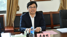 玉林市商务局党组书记李唐明带队到鸭脖交流学习
