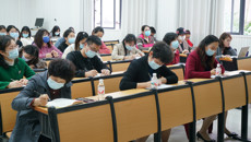 庞宇舟副书记为护理学院党委、机关党委上专题党课