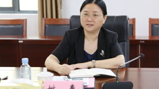 自治区发改委高技处张庆彪处长一行来鸭脖座谈交流