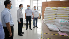 莫锦荣书记调研疫情防控和后勤服务保障工作