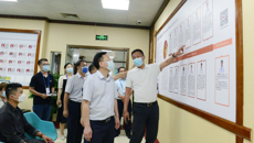 莫锦荣书记一行到一附院仁爱分院、国壮明秀分院调研