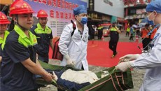 喜迎党的二十大，中医药促进健康服务在行动——一附院赴内街文化园开展急救演练活动