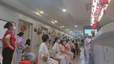 【附属国际壮医医院】内科第四党支部举办“党旗红引领 针推护健康”特色活动