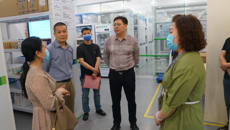 隆安县人民医院蒋作信一行到国壮考察