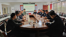 南宁市公安局仙葫派出所到鸭脖开展安全稳定工作交流座谈会