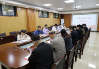 莫锦荣书记、何刚亮副校长出席后勤基建处党支部党员大会