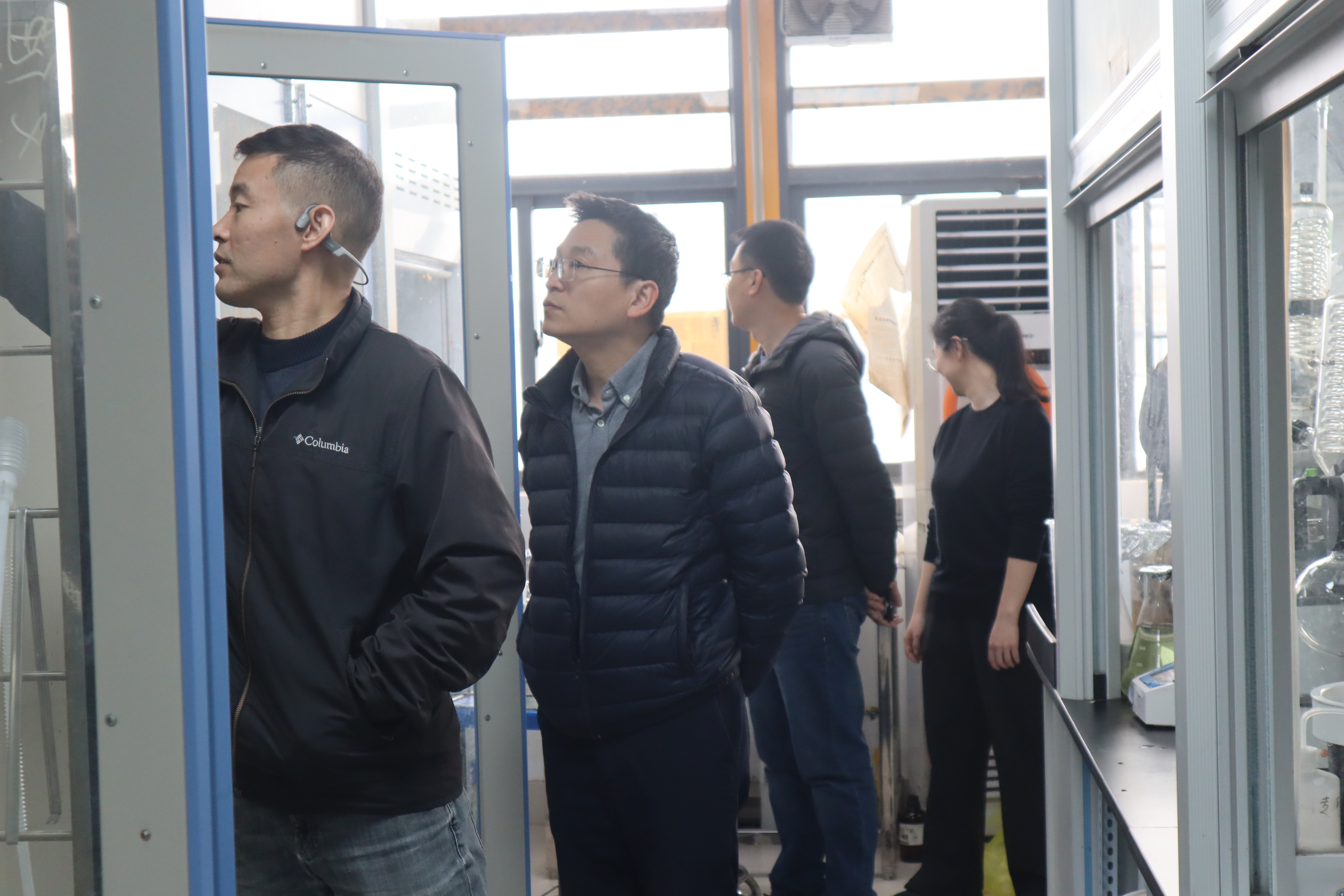 实验室安全卫生检查现场