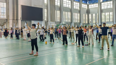 工会党支部、体育部党支部联合开展“我为群众办实事”主题党日活动