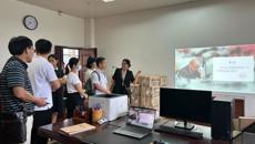 广东省新兴中药学校一行参观国医大师韦贵康学术思想与临床诊疗传承发展研究中心文献研究室