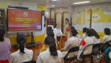 【主题教育】以学促干——附属国际壮医医院内科第六党支部、外科第五党支部联合开展主题党日活动