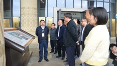 海南省三亚市政协副主席王国平一行到附属国际壮医医院调研