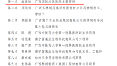 喜讯｜国壮施显怡4名药师在全区职工技能大赛获奖