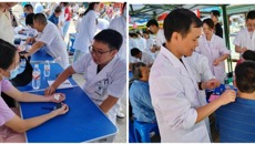 YABO鸭脖研究生院开展“三下乡”义诊活动