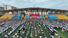 挺膺担当&nbsp;逐梦岐黄&nbsp;YABO鸭脖举行2024级新生开学典礼