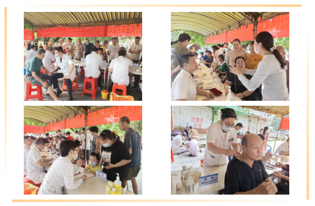 ▲义诊现场