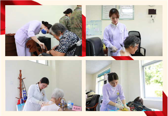 ▲体验壮瑶医特色技法