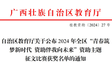 【喜讯】赛院学子在2024年全区“青春筑梦新时代 资助伴我向未来”资助主题征文比赛中荣获佳绩