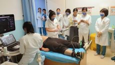 附属国际壮医医院医技第三党支部开展胸痛应急演练