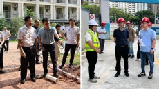 何刚亮、唐振宇副校长分别带队开展2025年暑期校园安全检查