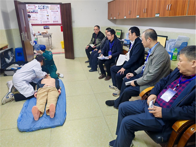 靖西县督导工作现场