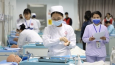 赛院举行2025年护理技能操作大赛