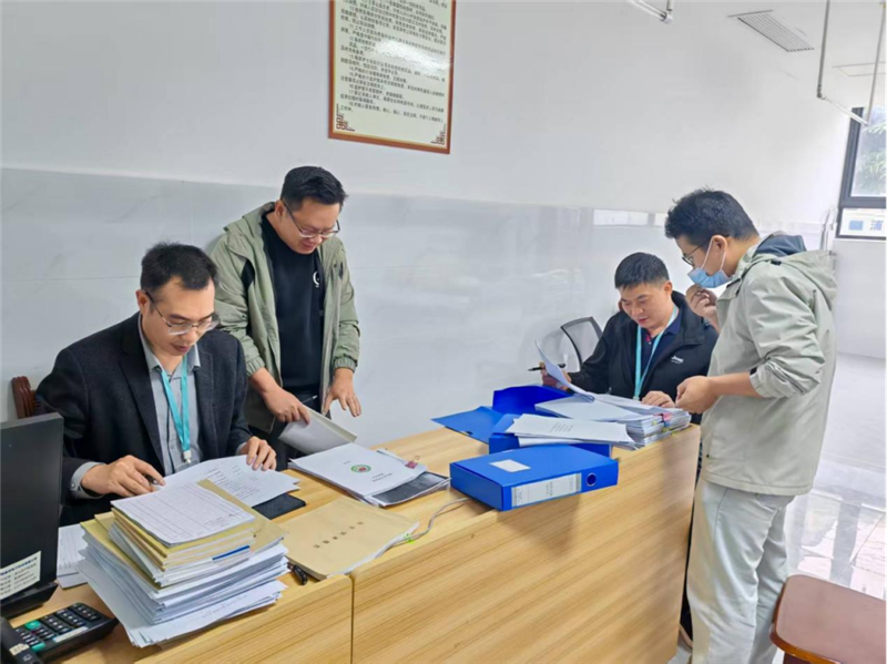 浦北县中医医院督导工作现场