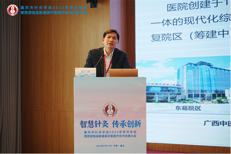 医院副院长陈广辉作专题报告